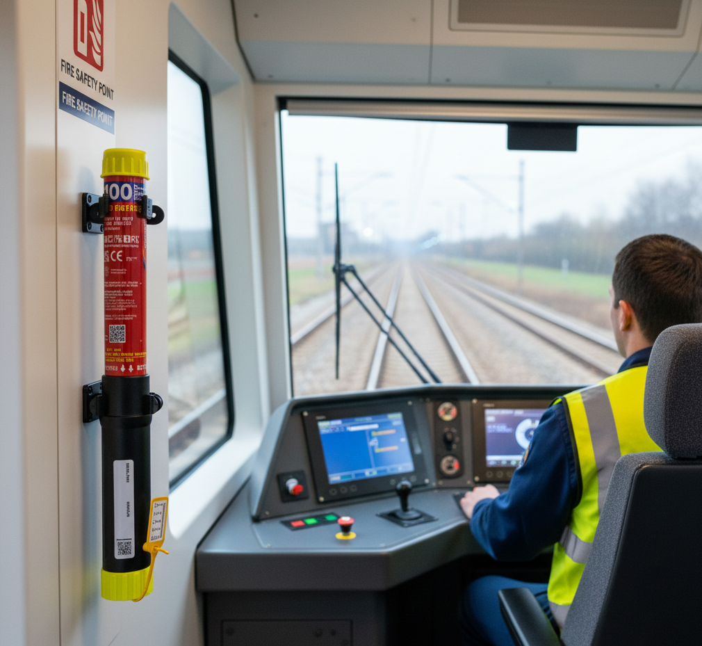 Fire Safety Stick for Rail Fleet Safety