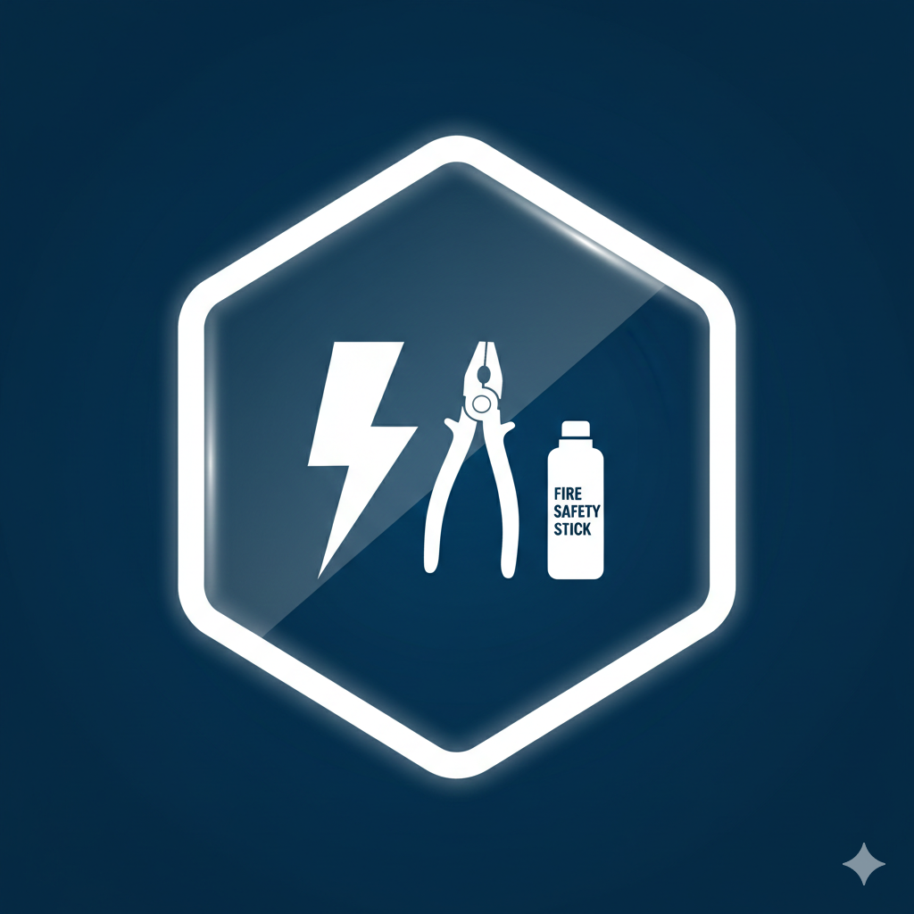Electricians Fire Safety Stick